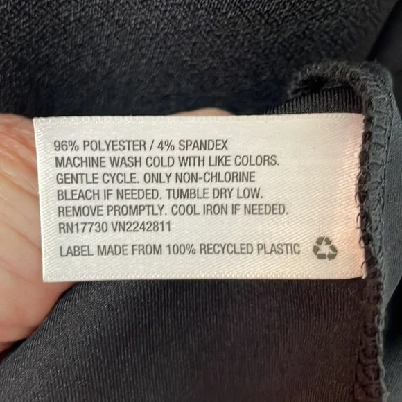 Xhilaration One Shoulder Black Side Zip Ruffle Dress - Size Large - Picture 12 of 12